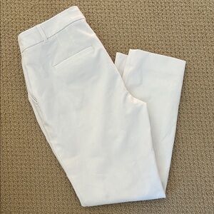 White House Black Market White Skinny Pants